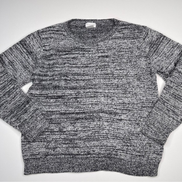 Softies Sweater Crew Neck Pullover Soft Comfy Black Grey Warm Cozy Lounge Fall - Picture 1 of 11